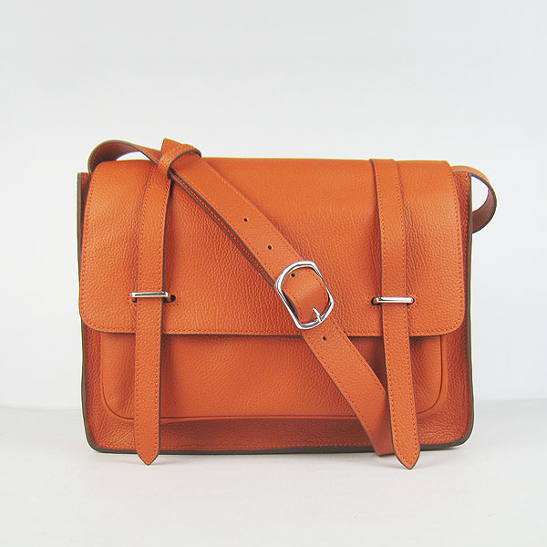 Hermes Shoulder Bag Togo Leather Orange